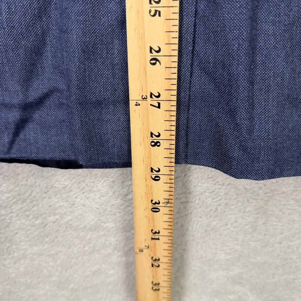 Ralph Lauren Mens 40S Slim Fit Short Blue Silk Wool 2-Button Blazer Sport Coat - Picture 12 of 12